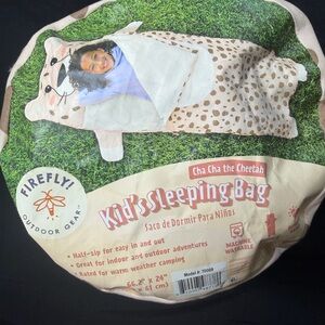 Kids Sleeping Bag Firefly Outdoor Gear Cha Cha The Cheetah Youth Size 66.2"X24"
